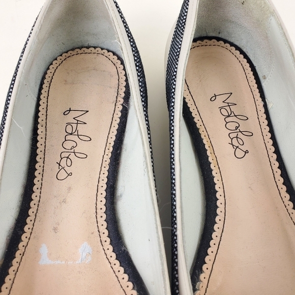 MALOLES leather flats sizs 36.5 women shoes - Picture 10 of 13